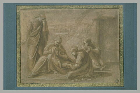 La Vierge évanouie, avec saint Jean et les Saintes Femmes devant le Tombeau, image 1/1