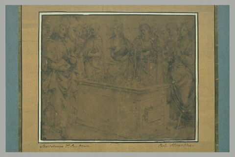 Les douze apôtres autour du tombeau de la Vierge, image 2/2
