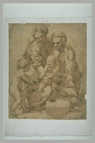 La Vierge à l'Enfant avec sainte Elisabeth et le petit saint Jean, image 1/1