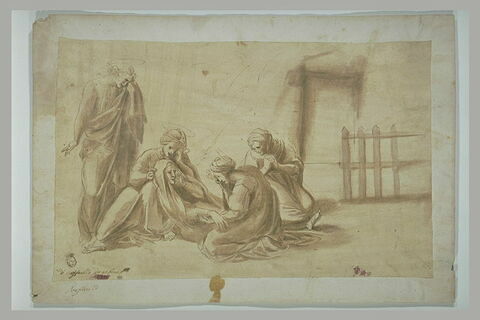 La Vierge évanouie avec saint Jean et les Saintes Femmes devant le Tombeau