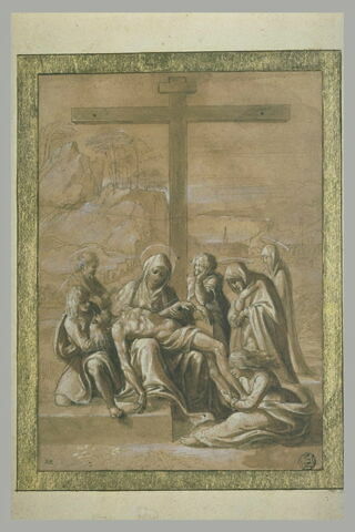Lamentation sur le Christ mort, au pied de la Croix, image 2/2
