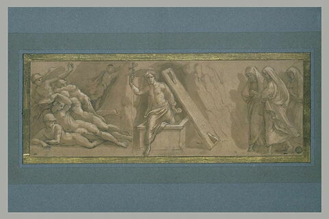 Le Christ ressuscitant et les Saintes Femmes arrivant au Tombeau, image 1/1