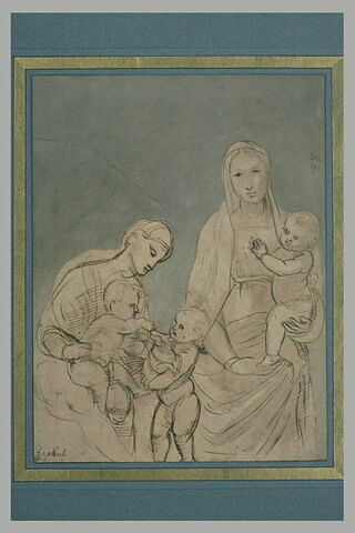 Vierge à l'Enfant et Vierge à l'Enfant avec le petit saint Jean, image 1/1