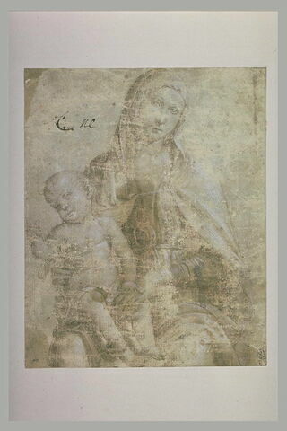 La Vierge assise avec l'Enfant Jésus, image 1/1