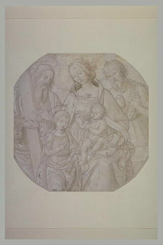 Sainte Famille avec saint Jean-Baptiste et saint Jérôme