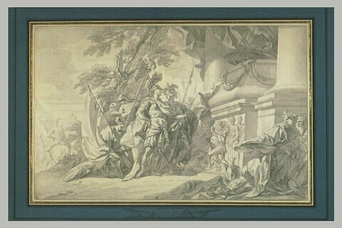 Alexandre visitant le tombeau d'Achille