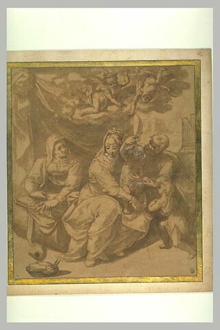 Sainte Famille avec sainte Elisabeth et saint Jean-Baptiste