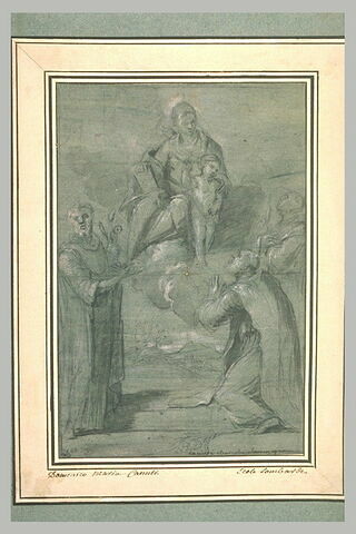 Trois saints adorant la Vierge à l'Enfant, image 1/1