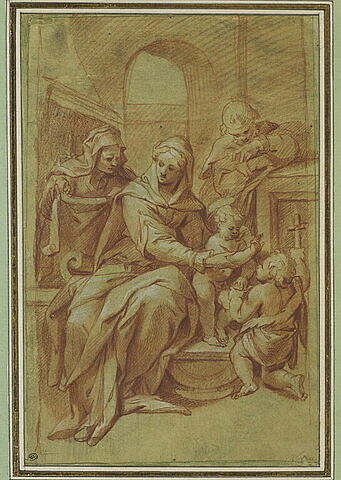 La Sainte Famille, sainte Anne et saint Jean, image 2/2