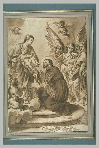 La Vierge présentant l'Enfant à saint Antoine de Padoue, image 1/1
