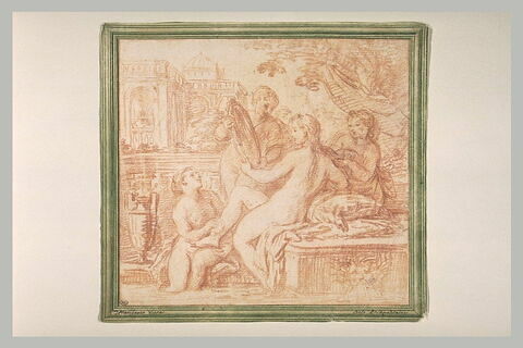 Vénus au bain aidée par les Trois Grâces