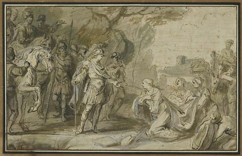 Alexandre le Grand et la veuve de Darius ou David et Abigaïl