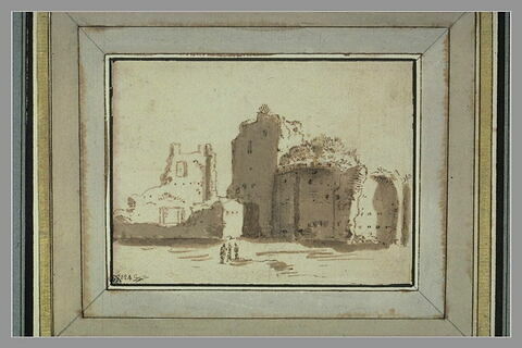 Vue des ruines du Sessorianum, près de Santa Croce di Gerusalemme, à Rome, image 1/1