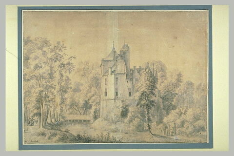 Le château de Ruwiel, près de Breukelen, dans la province d'Utrecht