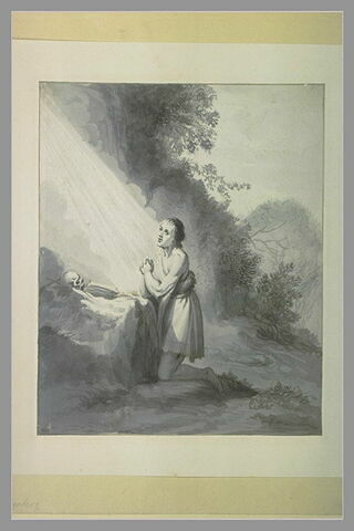Jeune ermite en prière, image 1/1