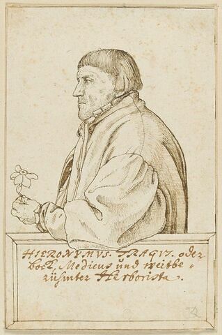 Portrait de Hieronymus Bock, en latin Tragus, image 1/2