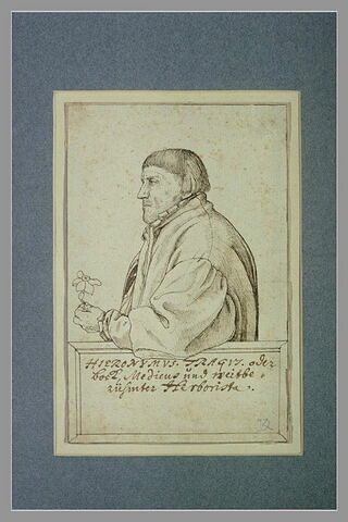 Portrait de Hieronymus Bock, en latin Tragus, image 2/2