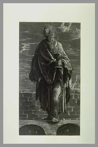 L'apôtre saint Jean debout, tenant un calice, image 2/2