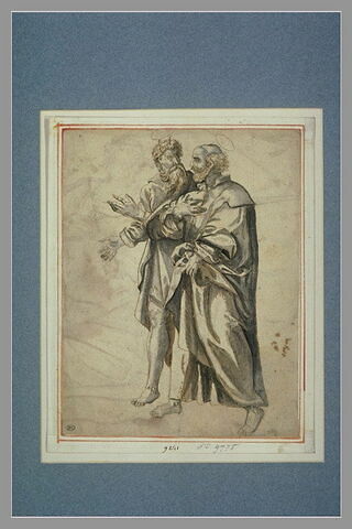 Saint Pierre et saint Paul se dirigeant vers la gauche, image 1/1