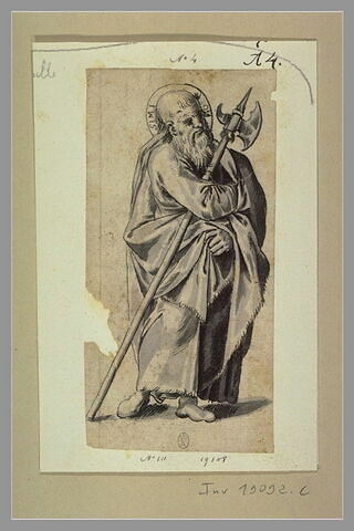 Saint Siméon debout tenant une hallebarde, image 1/1