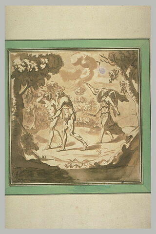 Archange Michel chassant Adam et Eve du Paradis, image 1/1
