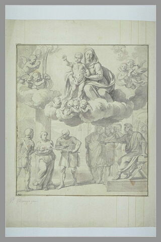 L'Apparition de la Vierge et de l'Enfant Jésus et martyre de sainte Agathe, image 2/2