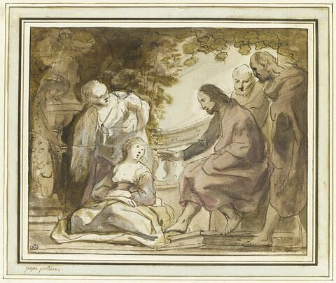 Le Christ parlant avec Marthe et Marie, image 1/2