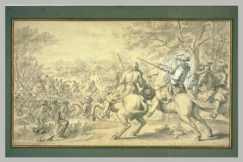 Défaite de l'armée espagnole près du canal de Bruges, 31 août 1667, image 2/2