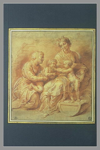 Vierge à l'Enfant, avec sainte Elisabeth et saint Jean, image 1/1