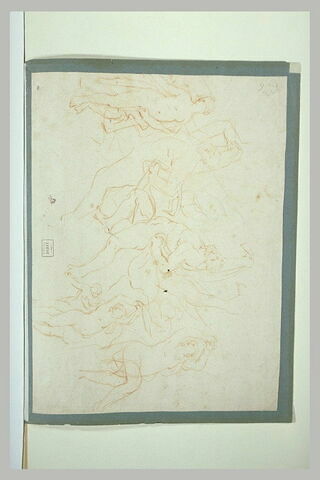 Etudes : Déjanire, nymphes et Hercule revêtant la tunique de Nessos, image 2/2