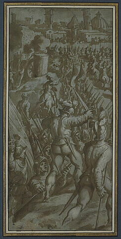 Attaque de la ville de Pise par les florentins en 1509 : bataille des Barbagianni, image 1/1