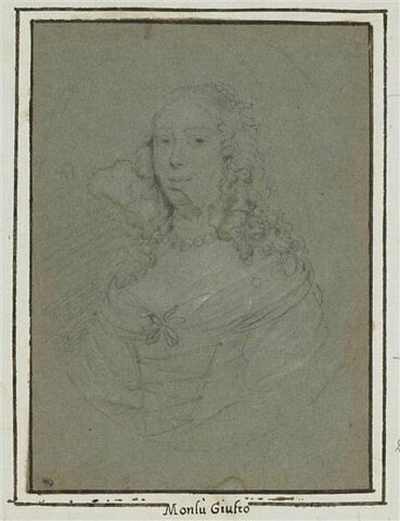 Portrait d'Anna de' Médicis dans un ovale