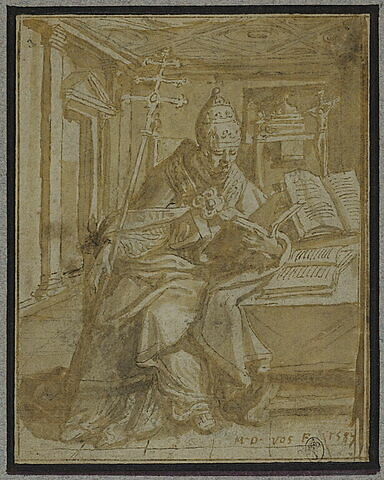 Saint Grégoire le grand, lisant, image 1/1