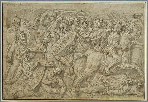 Copie du bas-relief de l'attique, côté ouest de l'Arc de Constantin, à Rome, image 1/1