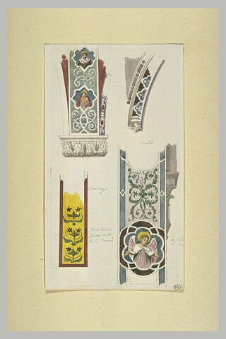 Fragments de peintures sur des éléments d'architecture à San Benedetto, image 1/1