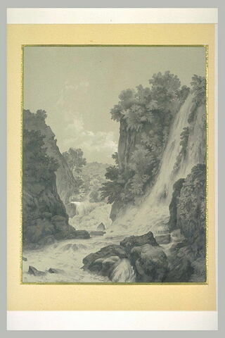 Vue des cascades de Tivoli