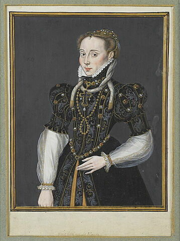 Portrait de Walburge de Nieuwnaer (Neuenahr), comtesse de Hornes, image 1/1