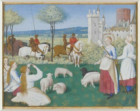 Sainte Marguerite gardant les moutons