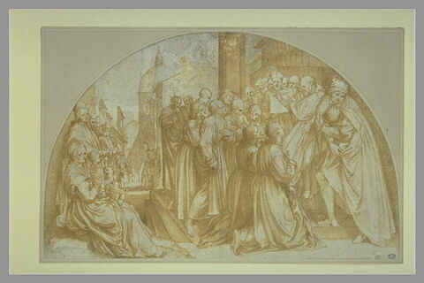 Ardingo, évêque de Florence, prend sous sa protection l'ordre des Servites, image 1/1