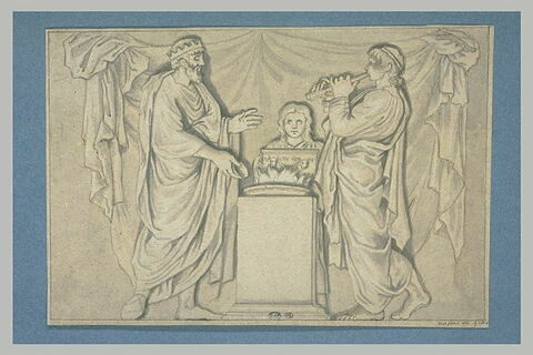 Le Sacrifice offert par Créon lors du mariage d'Hercule et Mégara, image 1/1