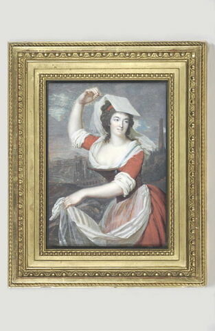 Portrait d'Anne Morichelli, en paysanne de Frascati., image 1/1