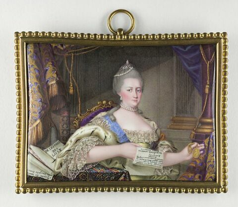 Portrait d'Elisabeth Petrovna, impératrice de Russie
