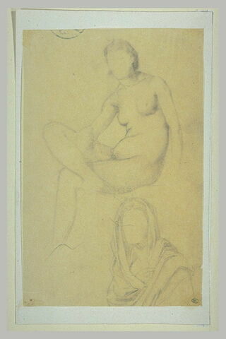 Femme nue, assise, image 2/2