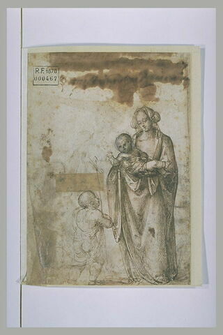 La Vierge debout présentant l'Enfant Jésus au petit saint Jean-Baptiste
