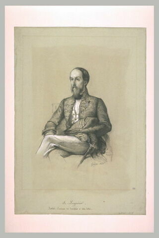 Portrait de M. Longpérier, académicien