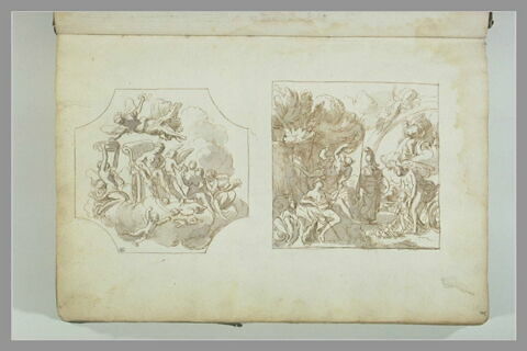 Deux 'compositions encadrées' : Vénus sur son char ; Le Jugement de Pâris, image 2/2