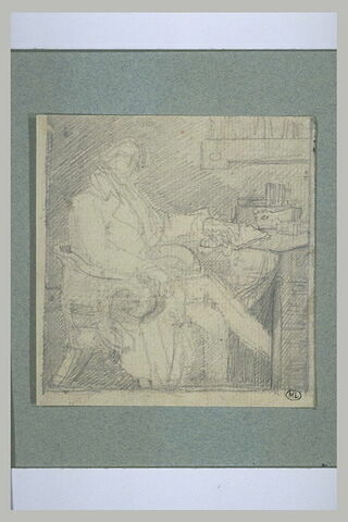 Etude pour le portrait de chevalier de Nanteuil-Lanorville (1754-1834)
