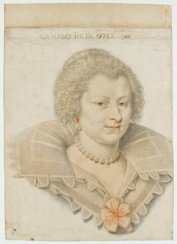 Portrait de Madeleine de Souvré, marquise de Sablé (1599-1678), image 1/2
