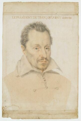 Portrait du président Jacques-Auguste de Thou (1553-1617)