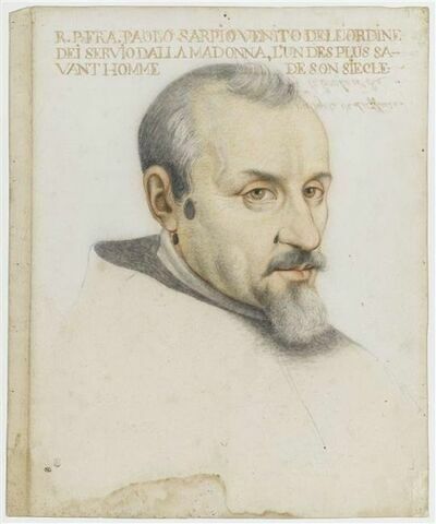 Portrait de Fra Piero Sarpi (1552-1623), image 1/2